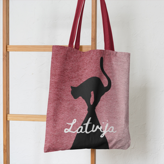 Linne- eller bomullskasse «Stjärnkatten Svarta katten»