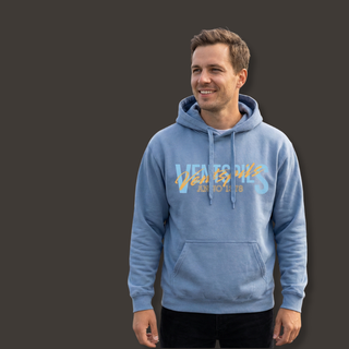 Hūdijs ar apdruku "Ventspils. Anno 1323." | Pelēcīgi zils (Stone blue)