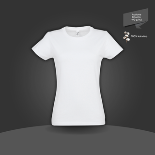 Sieviešu T-krekls - klasiskais | 190 g/m² | Balts