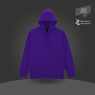 Klasiskais hūdijs - džemperis ar kapuci | Violets