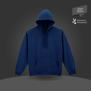 Klasiskais hūdijs - džemperis ar kapuci | Tumši zils