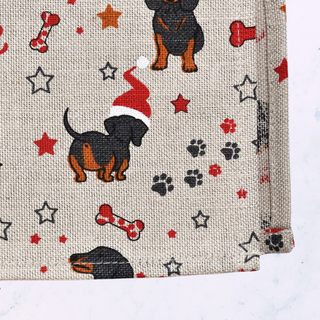 Lina dvielis | Ziemassvētku taksīši