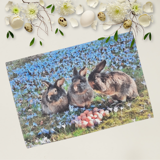 Lina dvielis - galda dekors | Pavasara draudzība