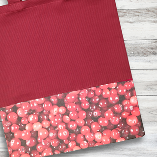 Kokvilnas maisiņš | Ar akcentu v.11. | Dzērveņu klēpis