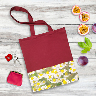 Kokvilnas maisiņš | Ar akcentu v.15. | Margrietiņu lauks