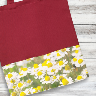 Kokvilnas maisiņš | Ar akcentu v.15. | Margrietiņu lauks