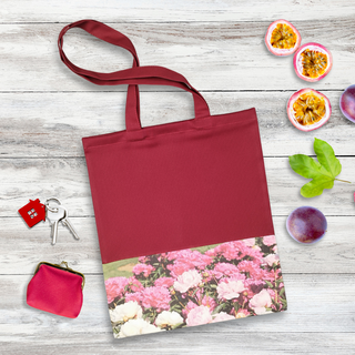 Kokvilnas maisiņš | Ar akcentu v.16. | Peoniju dārzs