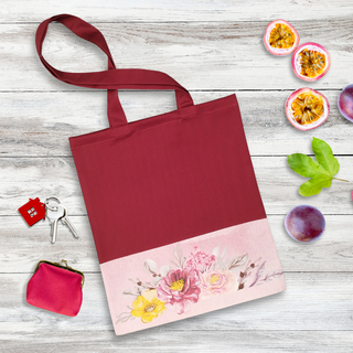 Kokvilnas maisiņš | Ar akcentu v.19. | Pavasara gleznojums