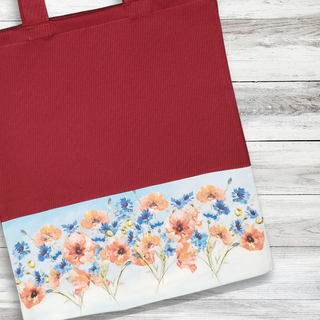 Kokvilnas maisiņš | Ar akcentu v.25. | Saulgriežu pļava