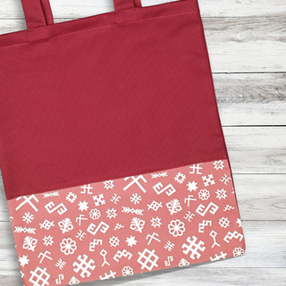 Kokvilnas maisiņš | Ar akcentu v.27. | Etnogrāfiskās zīmes