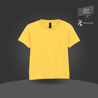 Pamata T-krekls bērniem | 150 g/m² | Dzeltens