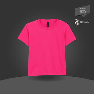 Pamata T-krekls bērniem | 150 g/m² | Koši rozā