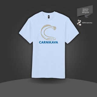 Kokvilnas T-krekls "C - Carnikava" | 4 krāsas