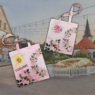 Tukuma Rožu svētku maisiņš – radīts no 50 metrus gara karoga | diz. 4