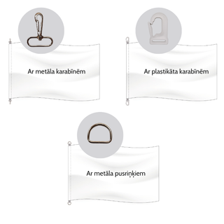 Latvijas karogs mastam | 75 * 150 cm | NordTEX6 audums